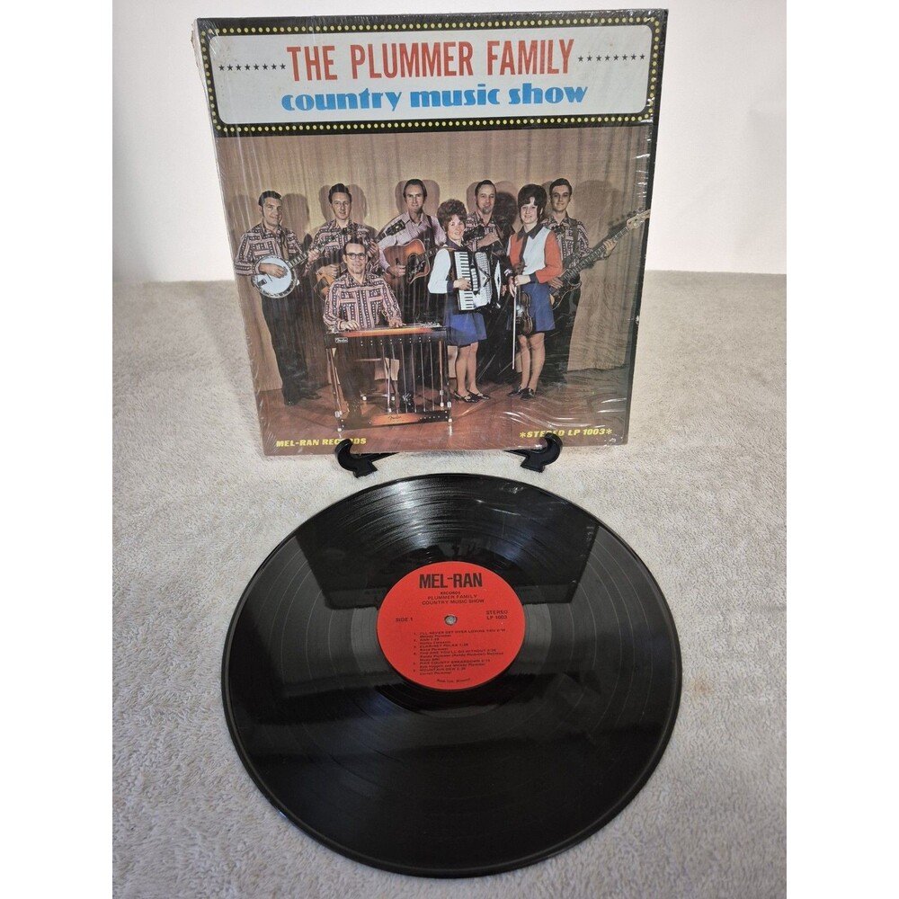 The Plummer Family Country Music Show Vinyl LP Mel-Ran 1003 Private Press...